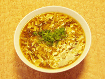 酸っぱい辛いスープ