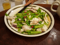 貝柱と野菜の炒め